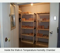 Inside the Walk-in Temperature-Humidity Chamber